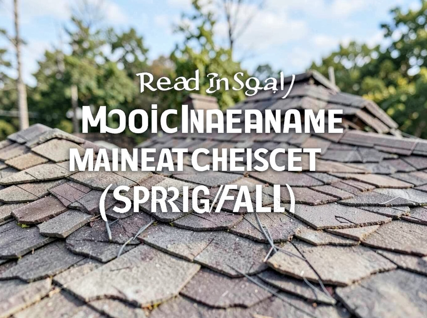 Reading Seasonal Roof Maintenance Checklist (Spring/Fall)