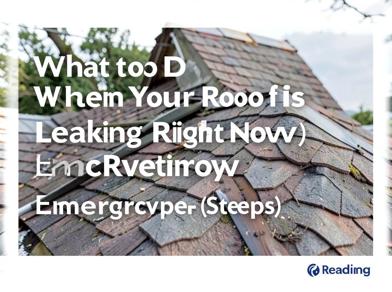 What to Do When Your Roof Is Leaking Right Now (Emergency Steps)