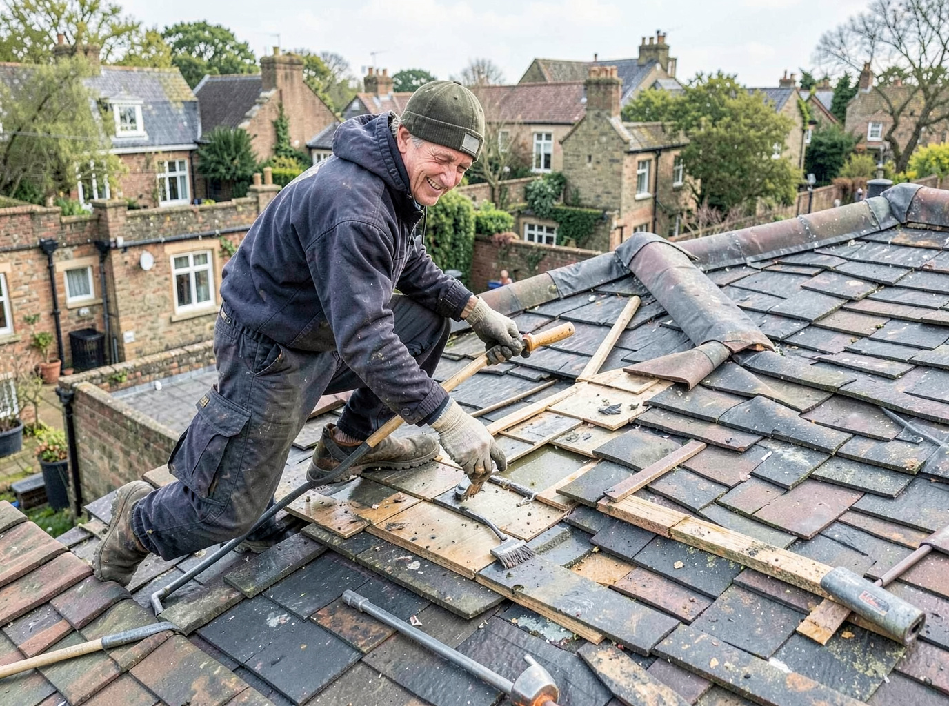 roof repair by Reading Roof & Leak Pros in Reading, PA